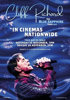 Poster for Cliff Richard: Blue Sapphire Tour